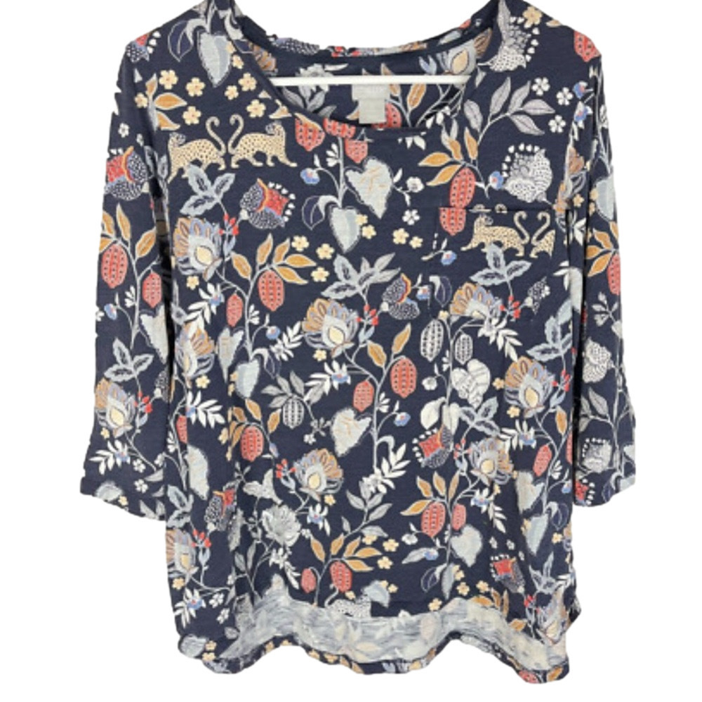 16. WOMENS CHICO’S 3/XL DETAIL TOP